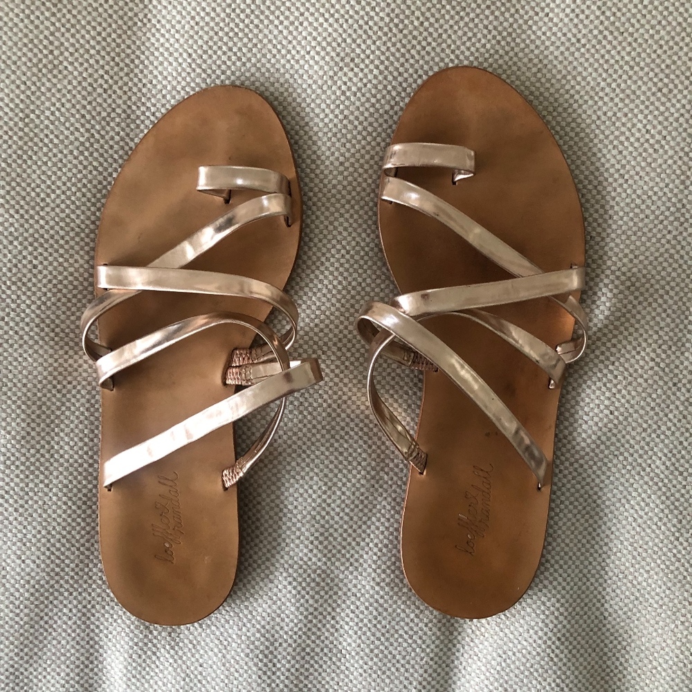 Loeffler Randall Rose Gold Sandals